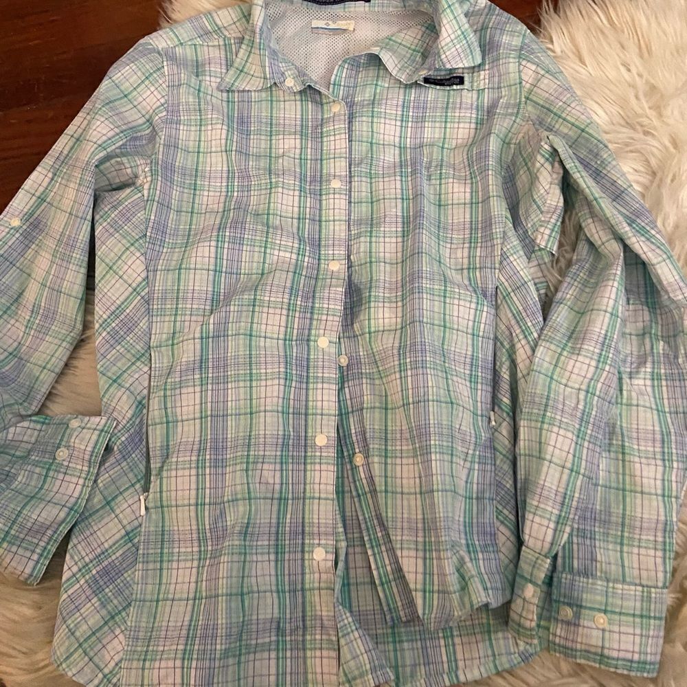 Columbia womens button down small vs